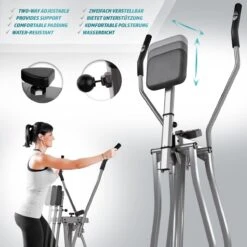 GoodVibes - Crosstrainer Met LCD-scherm Voor Thuisgebruik Met Hartslagsensor En Buiksteun - Thuistrainer - Stepper - Cardiotrainer - Homegym -Fit Gear Verkoop 1200x1200 664