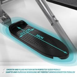 GoodVibes - Crosstrainer Met LCD-scherm Voor Thuisgebruik Met Hartslagsensor En Buiksteun - Thuistrainer - Stepper - Cardiotrainer - Homegym -Fit Gear Verkoop 1200x1200 668