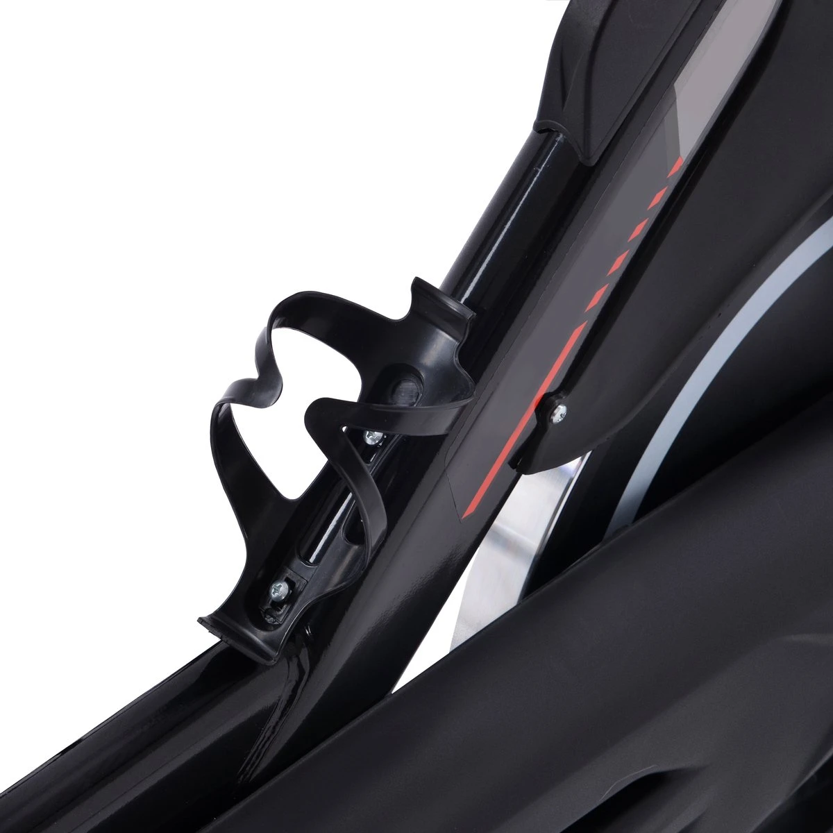 Indoor Cycling Fiets Met Magnetische Weerstand - Stationaire Cardiogym Hometrainer - 6 Kg Vliegwiel En Verstelbaar Comfortabel Zitje - Zwart En Rood 6 Indoor Cycling Fiets Met Magnetische Weerstand - Stationaire Cardiogym Hometrainer - 6 Kg Vliegwiel En Verstelbaar Comfortabel Zitje - Zwart En Rood - Afbeelding 4