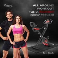 KM-Fit Hometrainer, Fitnessfiets, Opvouwbare Fitnessfiets, Tot 100kg -Fit Gear Verkoop 1200x1200 72