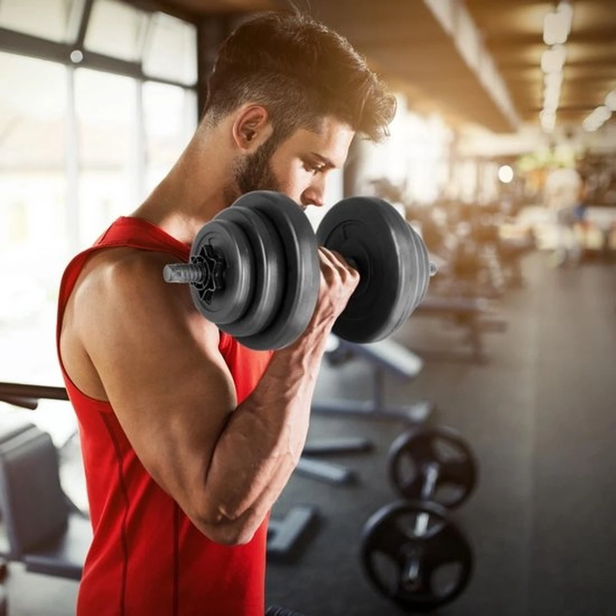 XQ Max Dumbbell Set - Verstelbaar - 2 STUKS Van 10 KG - Halters - 12 Schijven 7 XQ Max Dumbbell Set - Verstelbaar - 2 STUKS Van 10 KG - Halters - 12 Schijven - Afbeelding 5