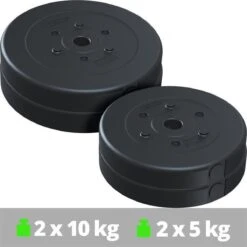 ScSPORTS® Halterschijven Set 30 Kg - Kunststof - 30 Mm - 2x10 - 2x5 Kg - Gewichten 13 ScSPORTS® Halterschijven Set 30 Kg - Kunststof - 30 Mm - 2x10 - 2x5 Kg - Gewichten -Fit Gear Verkoop 1200x1200 777