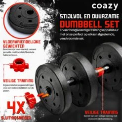 Coazy Dumbell En Barbell Set Verstelbaar - Dumbells - Gewichten Fitness - Halterstang Met Gewichten - Halter -Fit Gear Verkoop 1200x1200 786