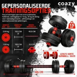 Coazy Dumbell En Barbell Set Verstelbaar - Dumbells - Gewichten Fitness - Halterstang Met Gewichten - Halter -Fit Gear Verkoop 1200x1200 787