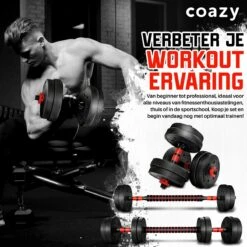 Coazy Dumbell En Barbell Set Verstelbaar - Dumbells - Gewichten Fitness - Halterstang Met Gewichten - Halter -Fit Gear Verkoop 1200x1200 788
