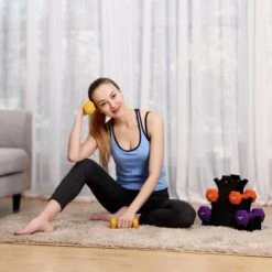 Songmics Dumbells - Halterset - Gewichten - Dumbells Set - Gewichten Fitness - Met Halterstandaard - Inclusief 9 Kg Gewichten- Meerkleurig - Zwart 13 Songmics Dumbells - Halterset - Gewichten - Dumbells Set - Gewichten Fitness - Met Halterstandaard - Inclusief 9 Kg Gewichten- Meerkleurig - Zwart -Fit Gear Verkoop 1200x1200 794