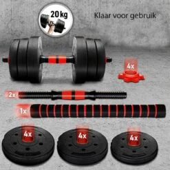 Sens Design Halterset Dumbell Set Gewichten Set Zwart - 20 Kg 9 Sens Design Halterset Dumbell Set Gewichten Set Zwart - 20 Kg -Fit Gear Verkoop 1200x1200 796