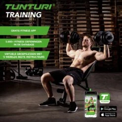 Tunturi Gewichten - Halterset - Dumbbell Set - 2 Stuks - Totaal 28kg - Zwart - Vinyl - Incl. Gratis Fitness App 13 Tunturi Gewichten - Halterset - Dumbbell Set - 2 Stuks - Totaal 28kg - Zwart - Vinyl - Incl. Gratis Fitness App -Fit Gear Verkoop 1200x1200 802