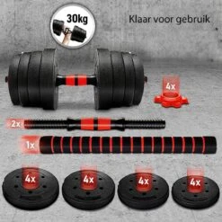 Sens Design Halterset Dumbell Set Gewichten Set Zwart - 30 Kg -Fit Gear Verkoop 1200x1200 828