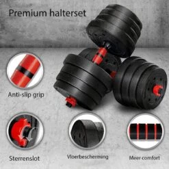 Sens Design Halterset Dumbell Set Gewichten Set Zwart - 30 Kg -Fit Gear Verkoop 1200x1200 829