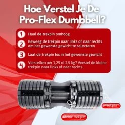 N Mass Verstelbare Dumbells Set - 34 Kg Gewichten - Hoogwaardige Fitness Dumbbells - Pro-Flex Dumbbell Set -Fit Gear Verkoop 1200x1200 834