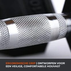 Core Power Hexa Dumbells Set - 2x 8 Kg - Gewichten Met Rubber Coating En Verchroomde Grip - Geschikt Voor Professioneel Gebruik, CrossFit En Thuis Fitness - Verkrijgbaar Van 1 Tm 25 Kg -Fit Gear Verkoop 1200x1200 898