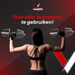 Venom Sports Verstelbare Dumbbell Set Tot 40kg – Professionele 2-in-1 Halterset Gewichten – Gebruiksvriendelijke Fitness Stang – Verstelbare Dumbbellset – Home Gym – Krachttraining – Rood 15 Venom Sports Verstelbare Dumbbell Set Tot 40kg – Professionele 2-in-1 Halterset Gewichten – Gebruiksvriendelijke Fitness Stang – Verstelbare Dumbbellset – Home Gym – Krachttraining – Rood -Fit Gear Verkoop 1200x1200 906