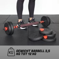 ForzaFit Halterset 15kg - Dumbbelset - Barbell Halterstang Met Gewichten - Fitness Stang - Zwart -Fit Gear Verkoop 1200x1200 914