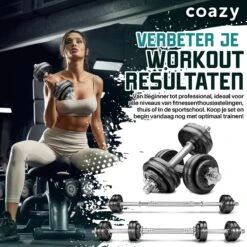 Coazy Dumbell En Barbell Set Verstelbaar - Dumbells - Gewichten Fitness - Halterstang Met Gewichten - Halter -Fit Gear Verkoop 1200x1200 936