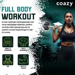 Coazy Dumbell En Barbell Set Verstelbaar - Dumbells - Gewichten Fitness - Halterstang Met Gewichten - Halter -Fit Gear Verkoop 1200x1200 937