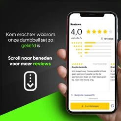 EchoGoods Halterset 30 KG - 2x15 KG - GRATIS Trainingschema - Dumbell Set - Barbell Halterstang Met Gewichten – Verstelbare Dumbells Met Gewichtschijven - Fitness Stang - Black Friday -Fit Gear Verkoop 1200x1200 944