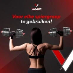 Venom Sports Verstelbare Dumbbell Set Tot 30kg - Professionele 2-in-1 Halterset Gewichten - Gebruiksvriendelijke Fitness Stang - Rood 19 Venom Sports Verstelbare Dumbbell Set Tot 30kg - Professionele 2-in-1 Halterset Gewichten - Gebruiksvriendelijke Fitness Stang - Rood -Fit Gear Verkoop 1200x1200 954