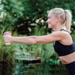 ScSPORTS® Dumbbells - 2 X 0,5 Kg - Vinyl - Pastel Roze - Gewichten - Halters 10 ScSPORTS® Dumbbells - 2 X 0,5 Kg - Vinyl - Pastel Roze - Gewichten - Halters -Fit Gear Verkoop 1200x1200 962