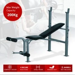 Fitnessbank - Bankdrukbank - Krachttraining - Fitness Bank - Bench Press - Leg Curl -Fit Gear Verkoop 1200x1200 969
