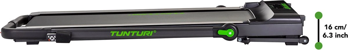 Tunturi Cardio Fit T10 Loopband - Inklapbaar - Ultra Platte Hardloopband - 7 Verschillende Trainingsprogramma's - 1.0 To 12 Km/u 8 Tunturi Cardio Fit T10 Loopband - Inklapbaar - Ultra Platte Hardloopband - 7 Verschillende Trainingsprogramma's - 1.0 To 12 Km/u - Afbeelding 6