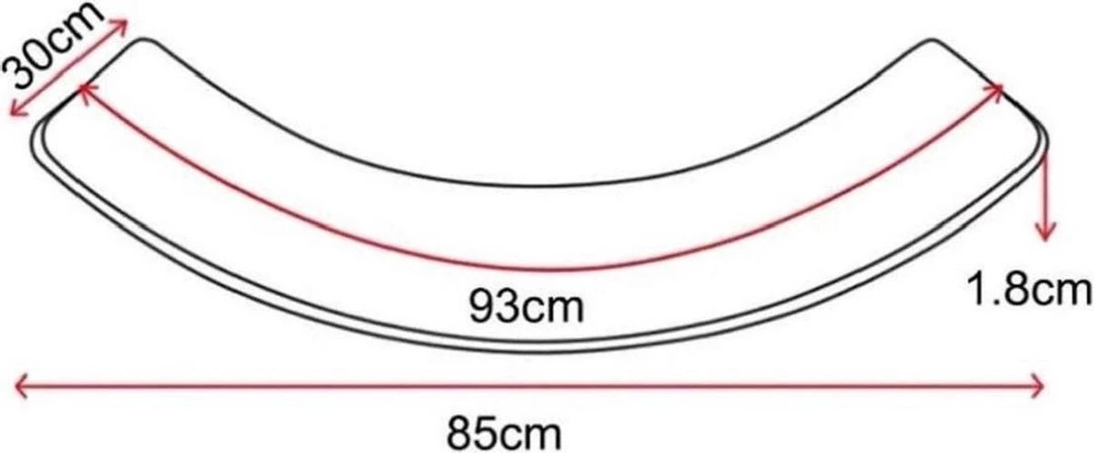 Verfez© Balance Board XL Blank Gelakt Met Roze Vilt | 2021 Model | Beukenhout | Duurzaam | Kinderen Speelgoed | Baby | Kinderbord | Balansspeelgoed | Evenwicht | Yoga Board Voor Volwassenen |alternatief Wobbel | 5 Verfez© Balance Board XL Blank Gelakt Met Roze Vilt | 2021 Model | Beukenhout | Duurzaam | Kinderen Speelgoed | Baby | Kinderbord | Balansspeelgoed | Evenwicht | Yoga Board Voor Volwassenen |alternatief Wobbel | - Afbeelding 3