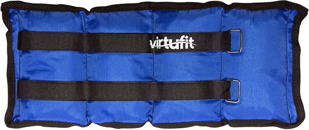 Enkelgewichten En Polsgewichten - VirtuFit Verstelbare Gewichten - 2 X 2 Kg - Nylon - Blauw 5 Enkelgewichten En Polsgewichten - VirtuFit Verstelbare Gewichten - 2 X 2 Kg - Nylon - Blauw - Afbeelding 3