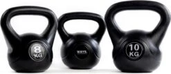 WAYS. Kettlebell - 8 KG - PVC - Zwart -Fit Gear Verkoop 1200x518 3