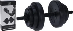 XQ Maxx Verstelbare Dumbell - Gewicht Tot Maximaal 10 Kg - Zwart -Fit Gear Verkoop 1200x520 1