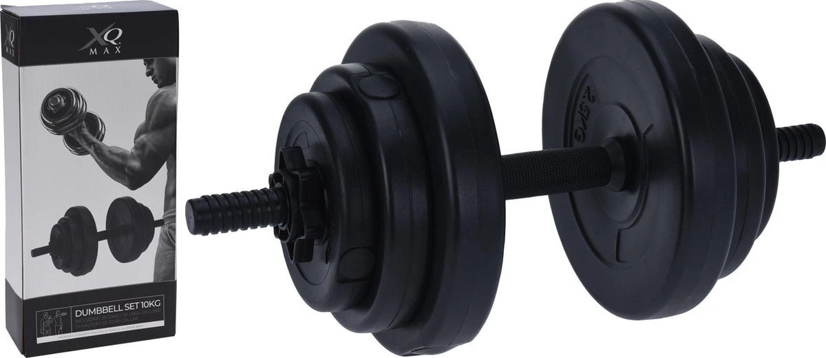 XQ Max Dumbbell Set - Verstelbaar - 2 STUKS Van 10 KG - Halters - 12 Schijven 6 XQ Max Dumbbell Set - Verstelbaar - 2 STUKS Van 10 KG - Halters - 12 Schijven - Afbeelding 4