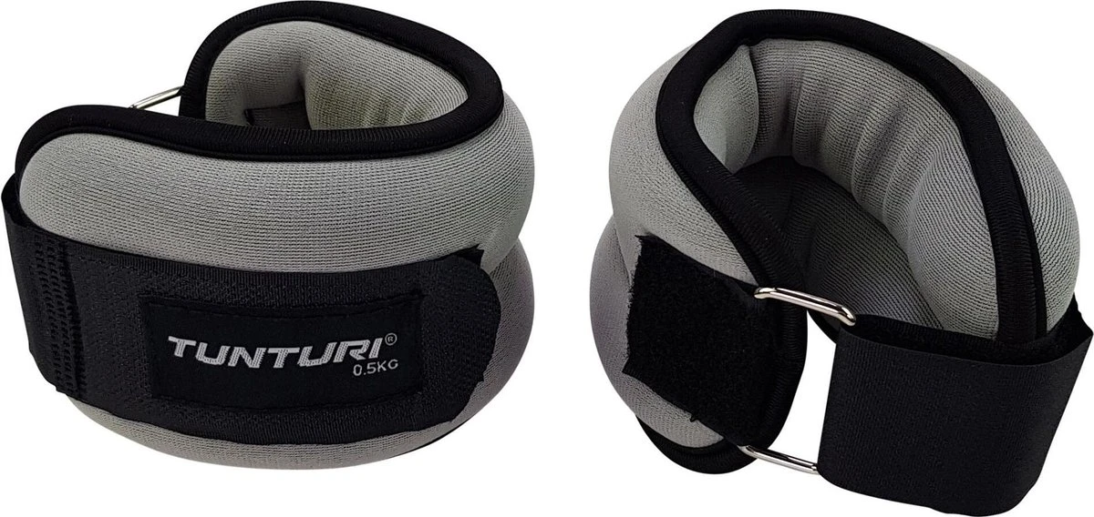 Tunturi Enkelgewichten En Polsgewichten - Gewichten - 2 X 1kg - Grijs 10 Tunturi Enkelgewichten En Polsgewichten - Gewichten - 2 X 1kg - Grijs - Afbeelding 8