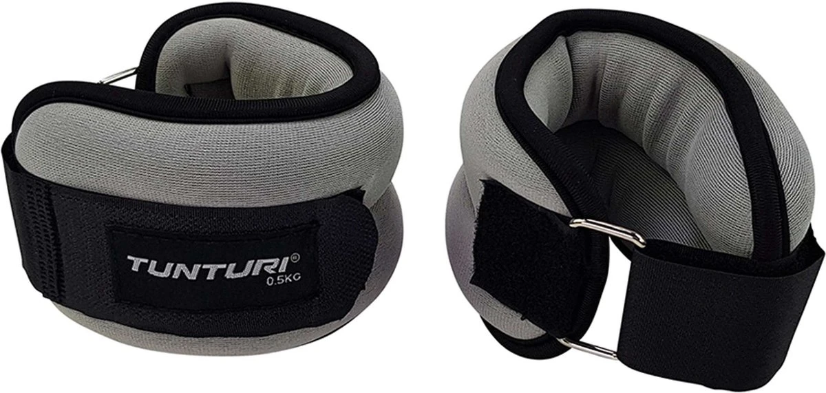 Tunturi Variabel Enkelgewichten En Polsgewichten - 2x 0,5 Kg - Grijs 8 Tunturi Variabel Enkelgewichten En Polsgewichten - 2x 0,5 Kg - Grijs - Afbeelding 6