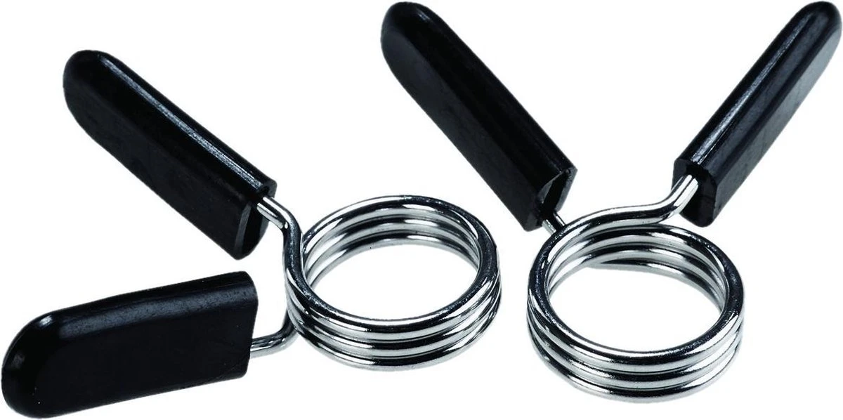 Tunturi Veerclips - Halterklemmen - 30mm Diameter - Per Paar 3 Tunturi Veerclips - Halterklemmen - 30mm Diameter - Per Paar