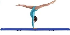 Opvouwbare Turnbalk - 2,2 M - Blauw - Evenwichtsbalk