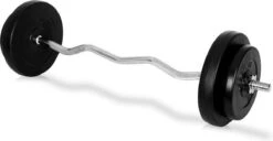 Klarfit Dumbell Set - Halterset 97,5kg : 2 Korte Halters, 8 Korte Haltergewichten , 1 Lange Halterstang, 1 Curlbellstang En 6 Lange Haltergewichten -Fit Gear Verkoop 1200x620 2