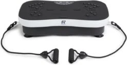 Rebblo Fitness Trilplaat - Vibratieplaat - 99 Snelheidsniveaus - Voetmassage Functie - Incl. Weerstandsbanden En Afstandsbediening.- Max. 120 Kg - 58 X 42 X 16 Cm -Fit Gear Verkoop 1200x624