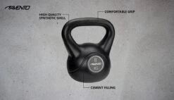 Avento Kettlebell - 8 Kg - Zwart -Fit Gear Verkoop 1200x690 13