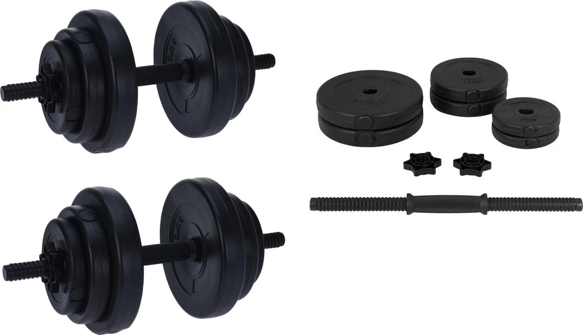 XQ Max Dumbbell Set - Verstelbaar - 2 STUKS Van 10 KG - Halters - 12 Schijven 3 XQ Max Dumbbell Set - Verstelbaar - 2 STUKS Van 10 KG - Halters - 12 Schijven