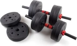 Dumbbellset 25 Kg Met Halterstang - Dumbbells Verstelbaar - Halterset - Fitness Gewichten Set - Rood/zwart 26 Dumbbellset 25 Kg Met Halterstang - Dumbbells Verstelbaar - Halterset - Fitness Gewichten Set - Rood/zwart -Fit Gear Verkoop 1200x718 1