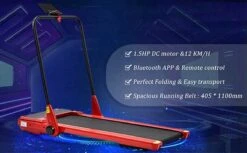 Thuys - Loopband Fitness Inklapbaar - Cardio Jogging - Fitness Oefening - Elektrische - Blauw 12 Thuys - Loopband Fitness Inklapbaar - Cardio Jogging - Fitness Oefening - Elektrische - Blauw -Fit Gear Verkoop 1200x742