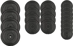 Fitness Trainer - Pull Up Toren - Dip Station – Push Up Bar - Dip Rack Halterbank Inc. 50 Kg GEWICHTEN + Sportbank Fitnessbank + Halterschijven + 3 Halterstangen - Multifunctioneel - Volledig Instelbaar - Opklapbaar -Fit Gear Verkoop 1200x760 2