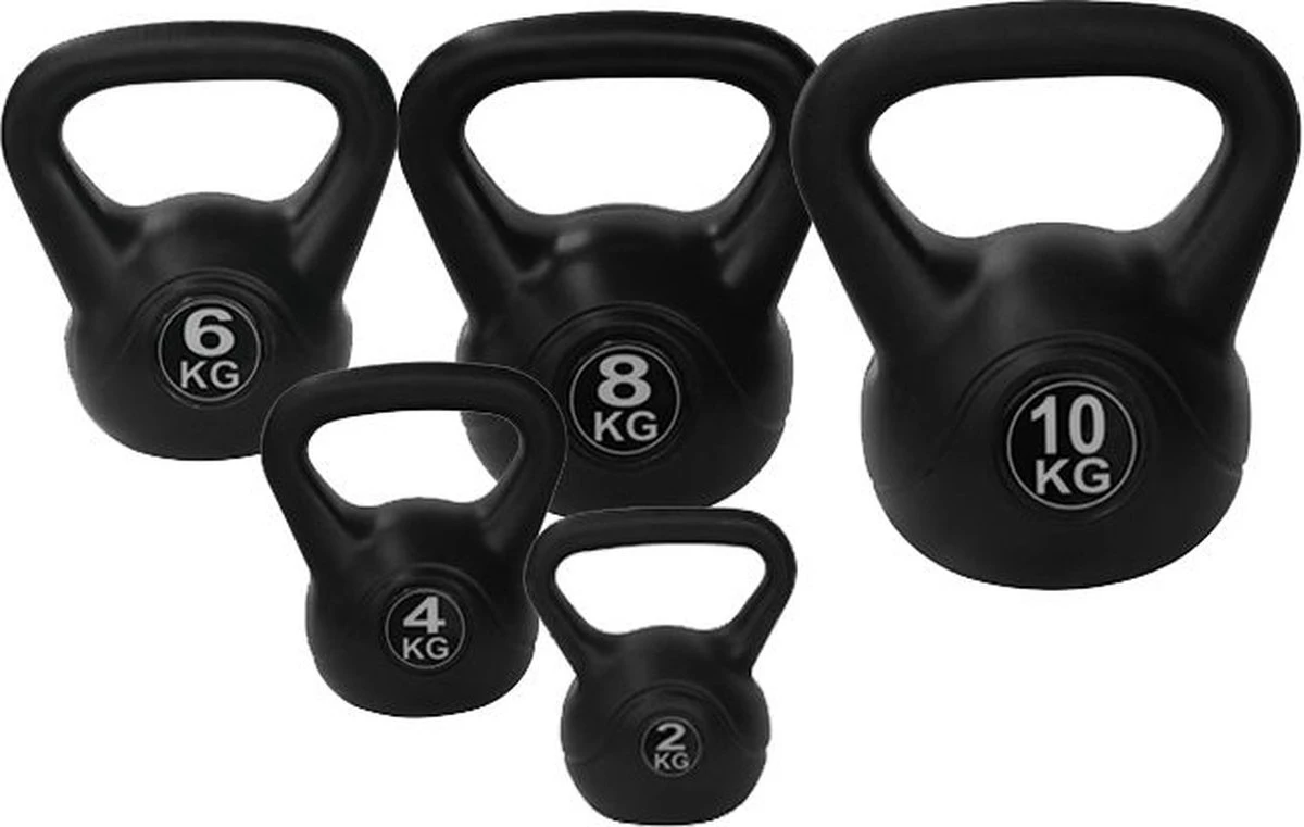 Tunturi PVC Kettle Bell - Kettlebell - 10 Kg - Incl. Gratis Fitness App 8 Tunturi PVC Kettle Bell - Kettlebell - 10 Kg - Incl. Gratis Fitness App - Afbeelding 6