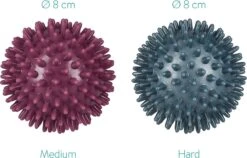 Navaris Massagebal Egel 2 Stuks - Ronde Massagebal Voor Hand, Voet En Rug - Fitnessbal Met Diameter 8 Cm - Medium En Hard -Fit Gear Verkoop 1200x766 1