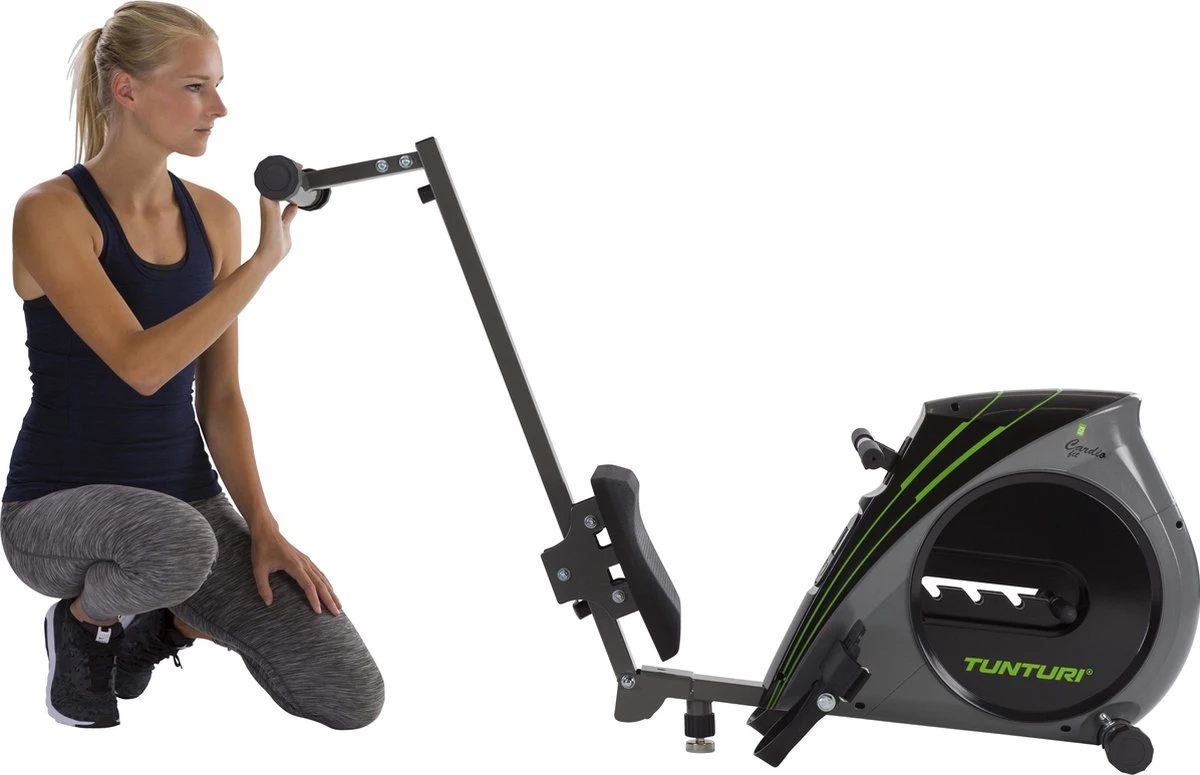 Tunturi Cardio Fit R20 Roeitrainer - Inklapbaar - Roeimachine Met 4 Weerstandsniveaus - Roeiapparaat Voor Thuis - Opklapbaar 10 Tunturi Cardio Fit R20 Roeitrainer - Inklapbaar - Roeimachine Met 4 Weerstandsniveaus - Roeiapparaat Voor Thuis - Opklapbaar - Afbeelding 8