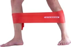Sterkur® Weerstandsband Medium Weerstand Rood - Resistance Band - Stretchband – Fitness Elastiek – Workout Band – Home Workout – Weerstandband – Resistance Band - Voor Hele Lichaam