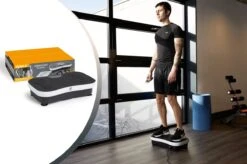 Rebblo Fitness Trilplaat - Vibratieplaat - 99 Snelheidsniveaus - Voetmassage Functie - Incl. Weerstandsbanden En Afstandsbediening.- Max. 120 Kg - 58 X 42 X 16 Cm -Fit Gear Verkoop 1200x799 9