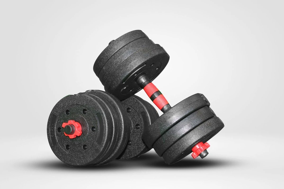 SOUTHWALL Dumbbells Set Verstelbaar Met Halterstang Tot 30kg – Verstelbare Halterset – Fitness Stang – Fitness Gewichten Set – Professionele 2-in-1 Dumbbellset – Gebruiksvriendelijk – Multifunctioneel – Dumbell Set 30 Kg – Rood/Zwart 7 SOUTHWALL Dumbbells Set Verstelbaar Met Halterstang Tot 30kg – Verstelbare Halterset – Fitness Stang – Fitness Gewichten Set – Professionele 2-in-1 Dumbbellset – Gebruiksvriendelijk – Multifunctioneel – Dumbell Set 30 Kg – Rood/Zwart - Afbeelding 5