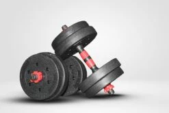 Venom Sports Verstelbare Dumbbell Set Tot 20kg – Professionele 2-in-1 Halterset Gewichten – Gebruiksvriendelijke Fitness Stang – Verstelbare Dumbbellset – Home Gym – Krachttraining – Rood -Fit Gear Verkoop 1200x800 125