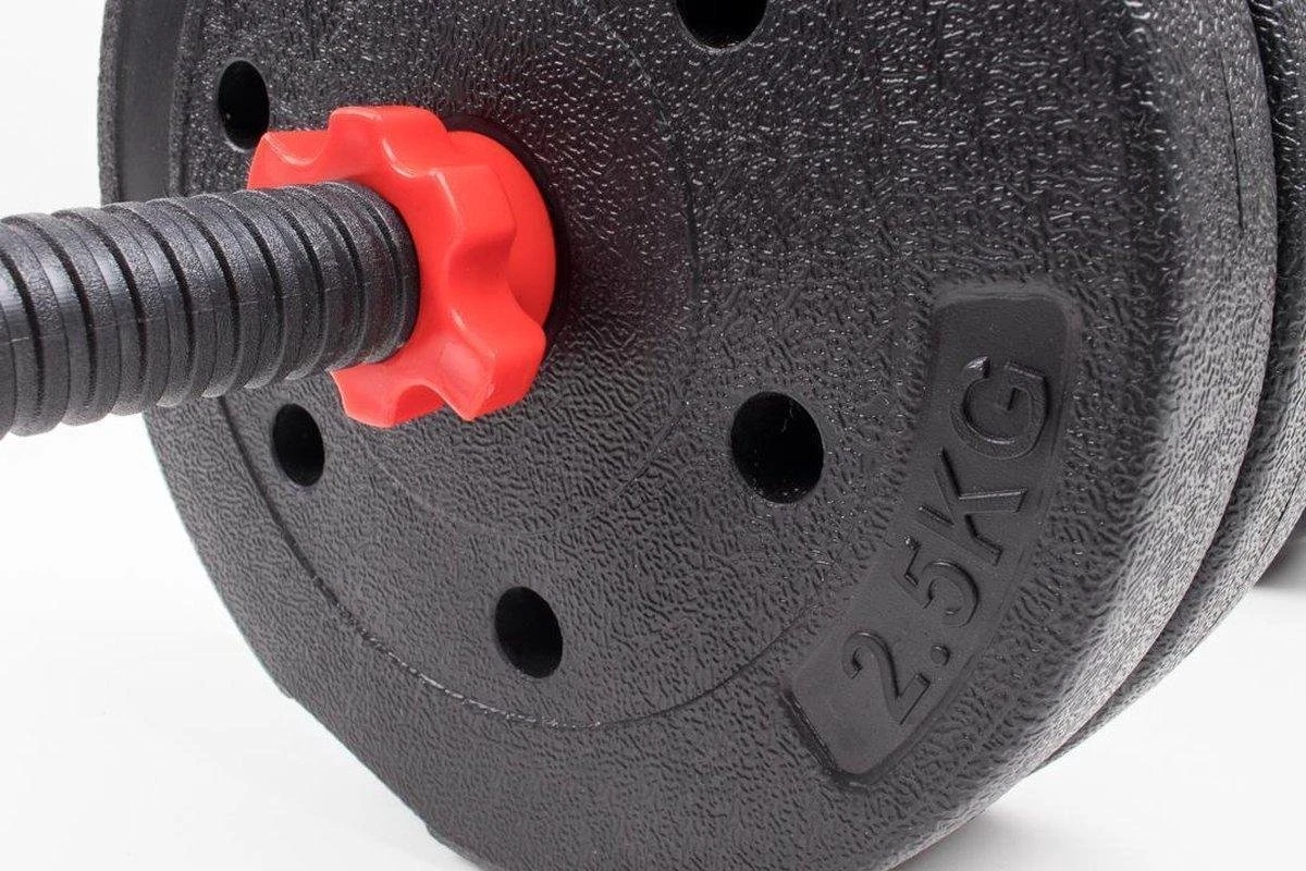 SOUTHWALL Dumbbells Set Verstelbaar Met Halterstang Tot 20kg – Verstelbare Halterset – Fitness Stang – Fitness Gewichten Set – Professionele 2-in-1 Dumbbellset – Gebruiksvriendelijk – Multifunctioneel – Dumbell Set 20 Kg – Rood/Zwart 7 SOUTHWALL Dumbbells Set Verstelbaar Met Halterstang Tot 20kg – Verstelbare Halterset – Fitness Stang – Fitness Gewichten Set – Professionele 2-in-1 Dumbbellset – Gebruiksvriendelijk – Multifunctioneel – Dumbell Set 20 Kg – Rood/Zwart - Afbeelding 5