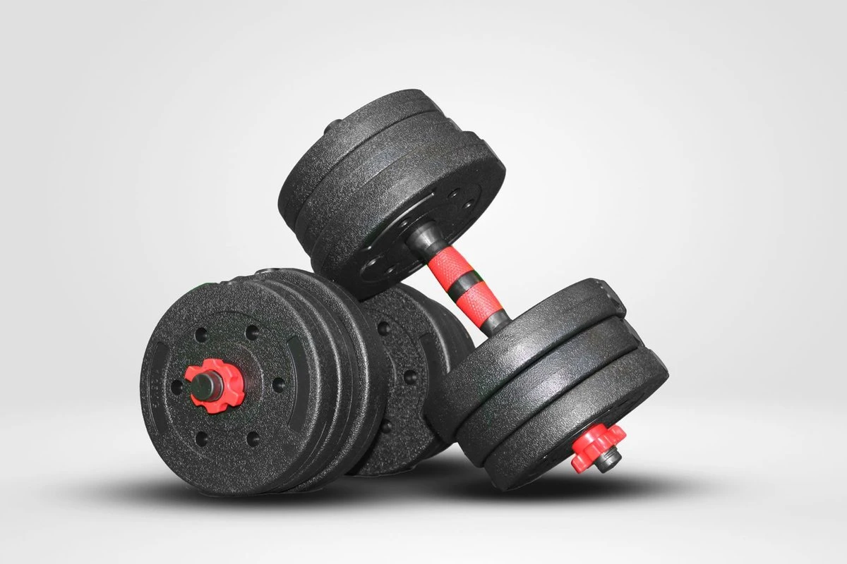 SOUTHWALL Dumbbells Set Verstelbaar Met Halterstang Tot 20kg – Verstelbare Halterset – Fitness Stang – Fitness Gewichten Set – Professionele 2-in-1 Dumbbellset – Gebruiksvriendelijk – Multifunctioneel – Dumbell Set 20 Kg – Rood/Zwart 10 SOUTHWALL Dumbbells Set Verstelbaar Met Halterstang Tot 20kg – Verstelbare Halterset – Fitness Stang – Fitness Gewichten Set – Professionele 2-in-1 Dumbbellset – Gebruiksvriendelijk – Multifunctioneel – Dumbell Set 20 Kg – Rood/Zwart - Afbeelding 8